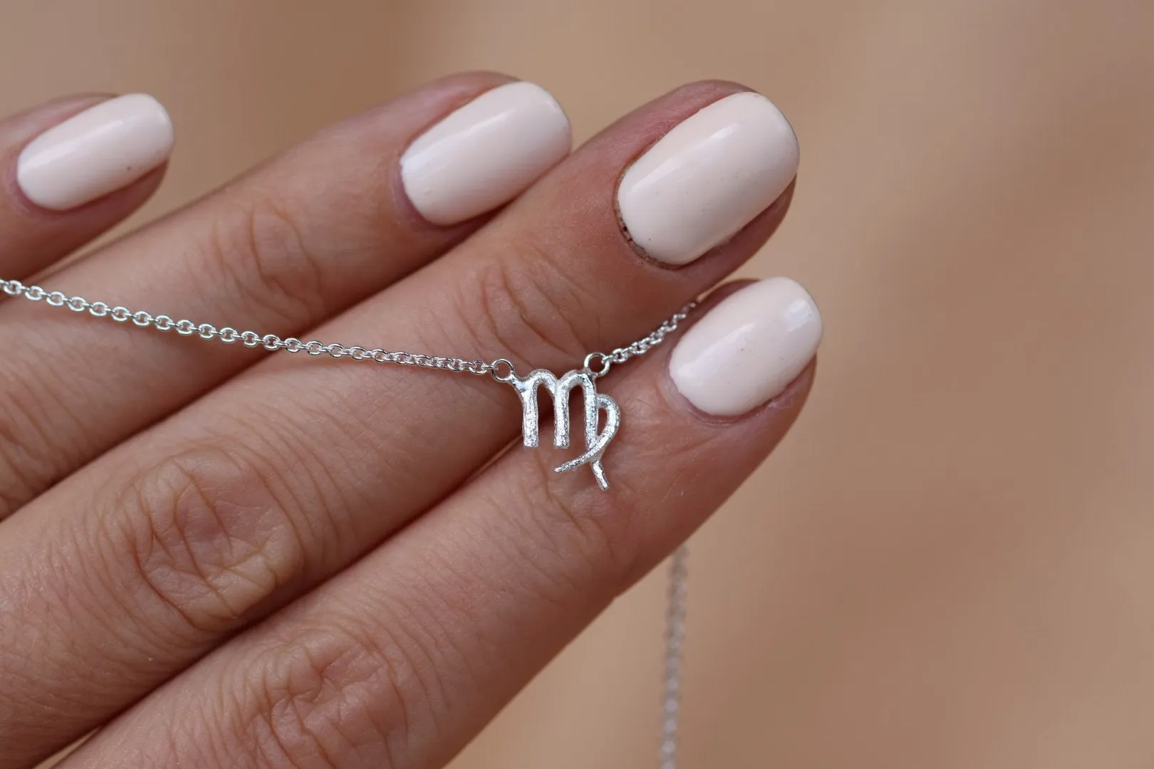 Virgo Silver Necklace