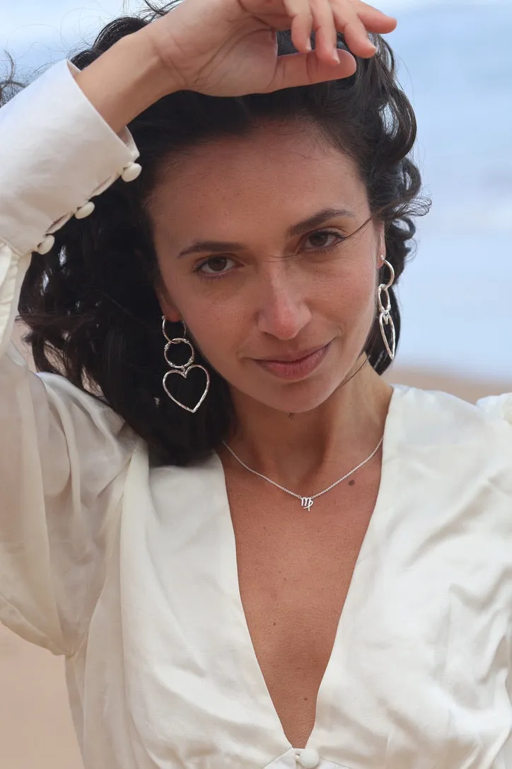 Virgo Silver Necklace