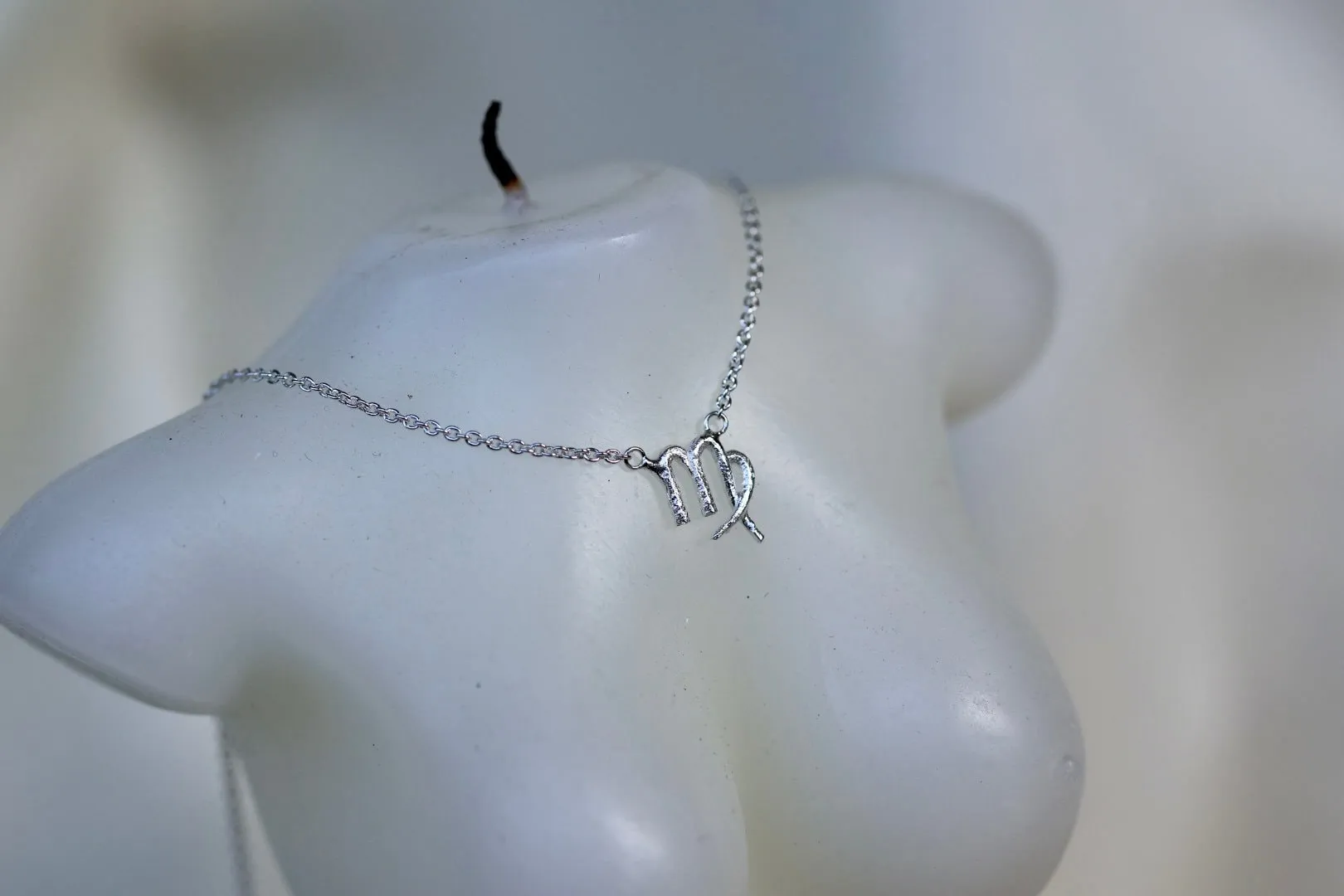 Virgo Silver Necklace
