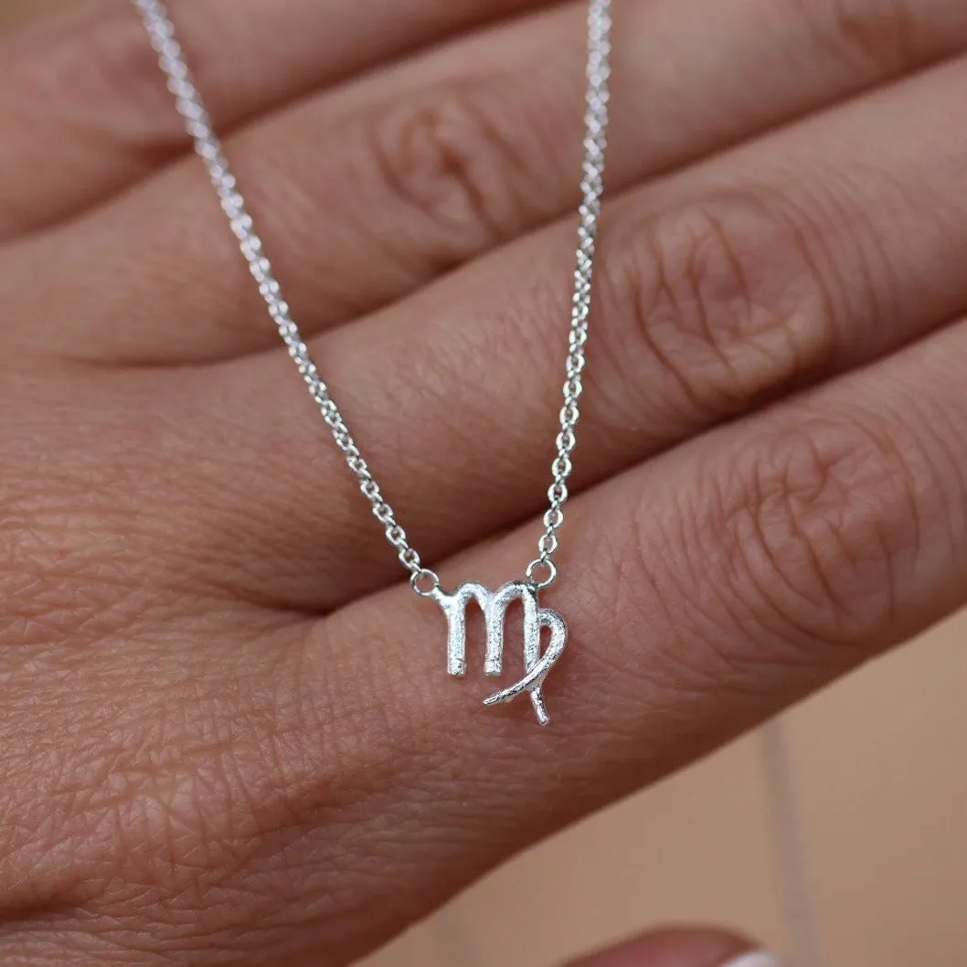 Virgo Silver Necklace