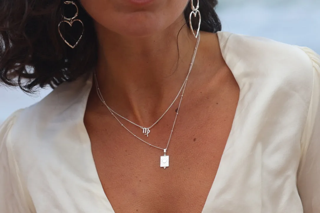 Virgo Silver Necklace