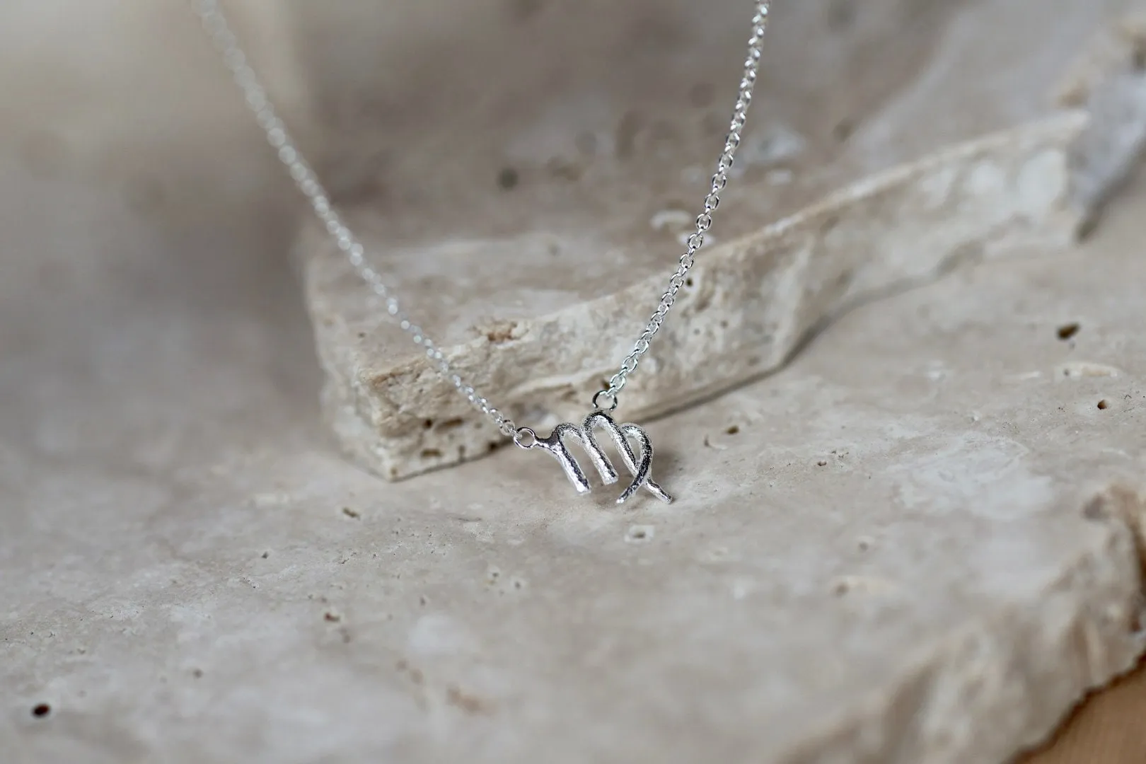 Virgo Silver Necklace