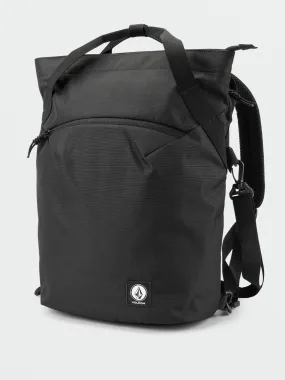 Volcom "Day Trip" Convertible Backpack - Black
