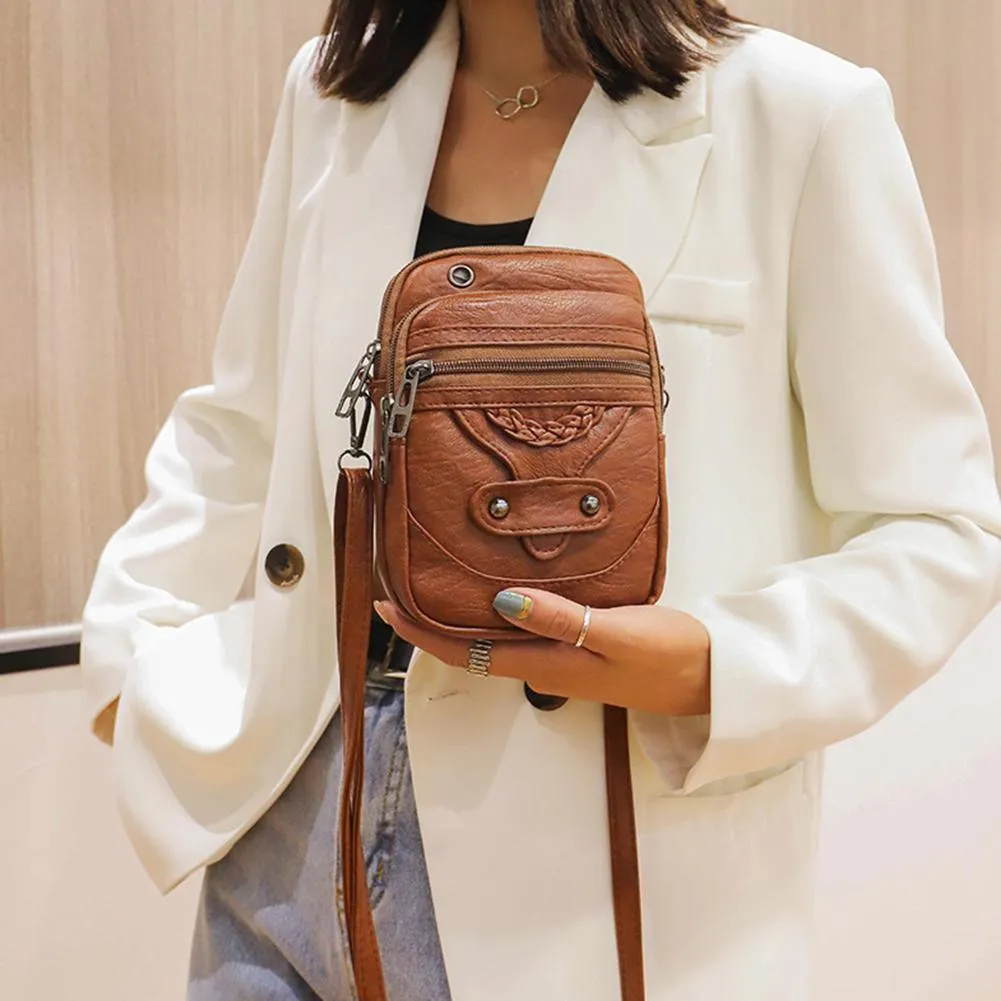 Women Leather Wallet Straps Shoulder Bag Large Mobile Tote With Card Phone Arrival Pockets Bag Holder