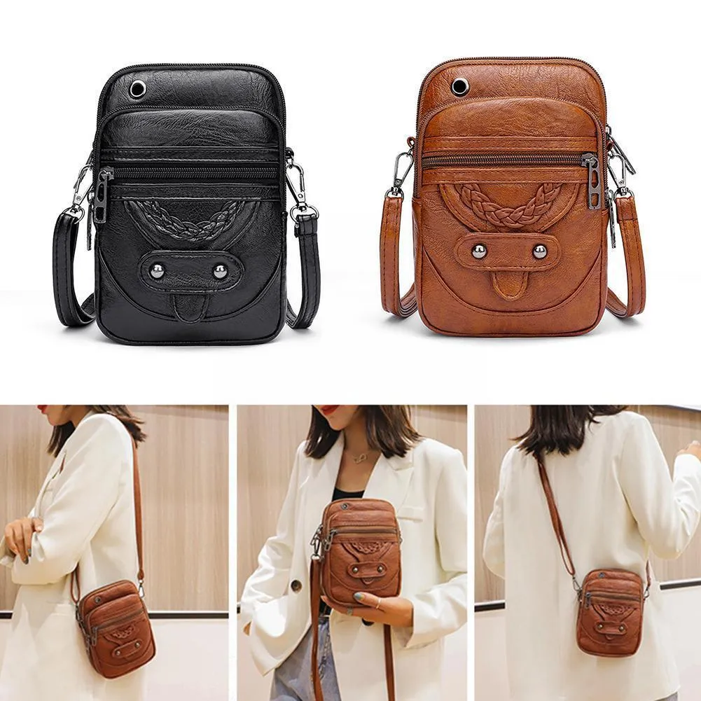 Women Leather Wallet Straps Shoulder Bag Large Mobile Tote With Card Phone Arrival Pockets Bag Holder
