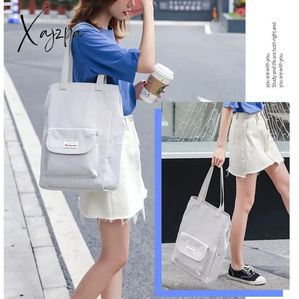 Xajzpa - Fashion Women Shoulder Bag For Laptop Waterproof Oxford Cloth Notebook Backpack 15.6 Inch Laptop Backpack Girl Schoolbag