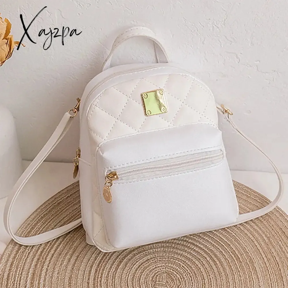 Xajzpa - Waterproof Oxford Women Backpack Fashion Anti-Theft School Bagpack Luxury Designer Female Large Capacity Travel Shoulder Handbag