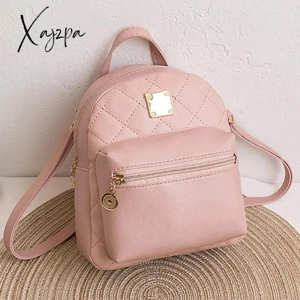 Xajzpa - Waterproof Oxford Women Backpack Fashion Anti-Theft School Bagpack Luxury Designer Female Large Capacity Travel Shoulder Handbag