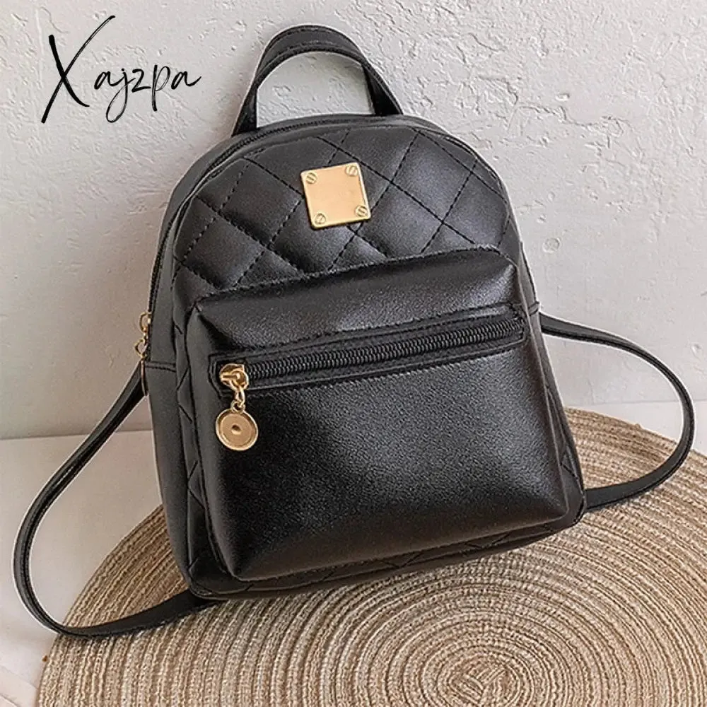 Xajzpa - Waterproof Oxford Women Backpack Fashion Anti-Theft School Bagpack Luxury Designer Female Large Capacity Travel Shoulder Handbag
