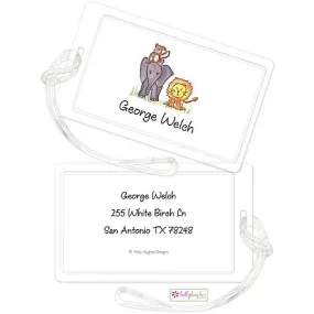 Zoo Friends Kids Bag Tags